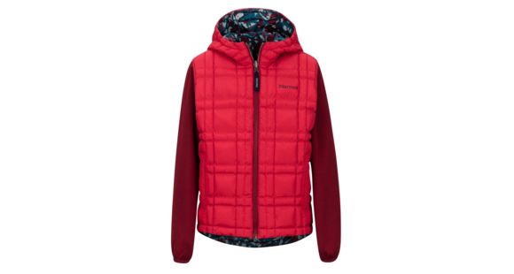 Marmot Featherless Reversible Hoodie - Boy's, Large, Team Red/Brick, 74940-6282-L