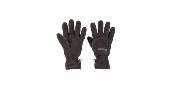 Marmot Fleece Gloves - Men's, Black, M, 14310-001-M