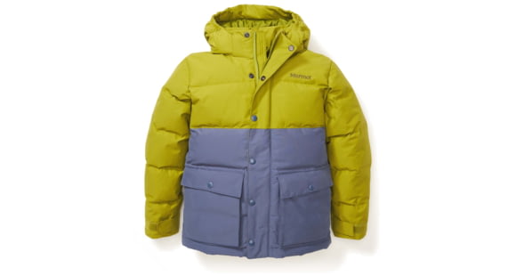 Marmot Fordham II Hoody - Kid's, Storm/Cilantro, Medium, M14605-22523-M