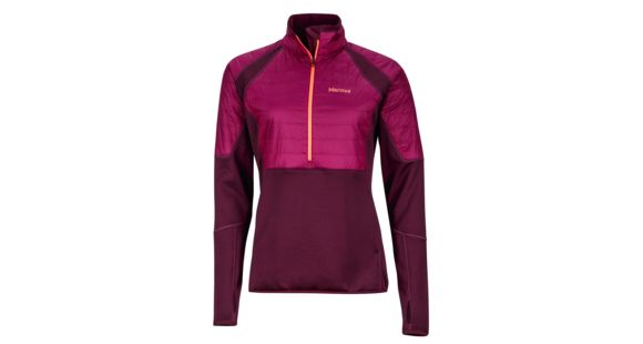 Marmot Furiosa Half Zip - Women's-Dark Purple/Magenta-Medium