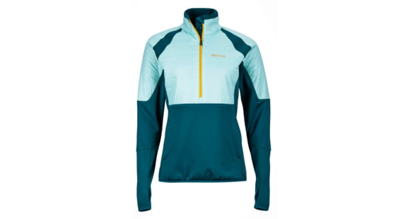 Marmot Furiosa Half Zip - Women's-Deep Teal/Wintermint-X-Small