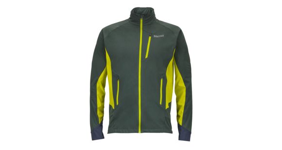 Marmot Fusion Jacket - Men's-Dark Zinc/Bright Lichen-Small, 889169818110