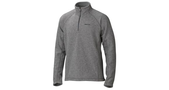 Marmot Gates 1/2 Zip - Men's-Steel Heather-Medium, 785562541955