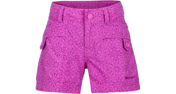 Marmot Ginny Short - Girl's-Medium-Neon Berry Barcelona