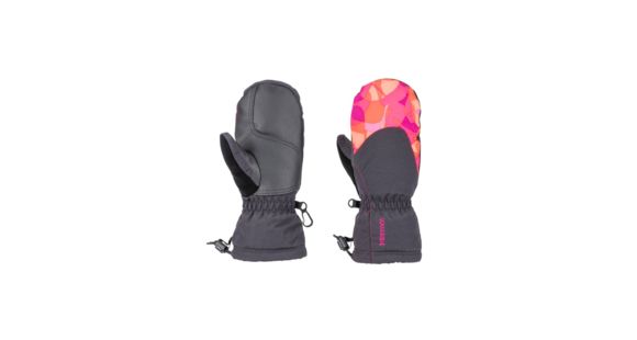 Marmot Girl's Glade Mitt - Kids, Nasturtium Sweet Camo, Medium, 19480-NSC-M-DEMO