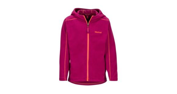 Marmot Girl's Rocklin Hoody - Kids, Purple Berry, Medium, 42790-Purple Berry-M-DEMO