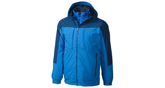 Marmot Gorge Component Jacket - Men's-Cobalt Blue/Blue Night-Large, 785562261358