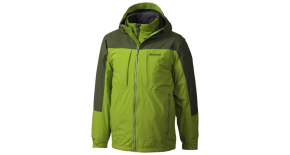 Marmot Gorge Component Jacket - Men's-Green Lichen/Greenland-Large, 785562261440