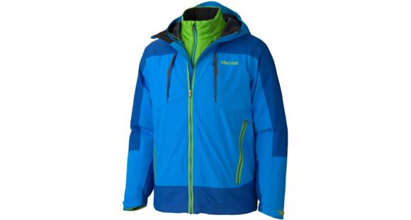 Marmot Gorge Component Jacket - Men's-New Team Red/Brick-Medium, 785562673915