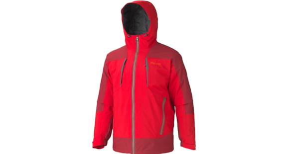 Marmot Gorge Component Jacket - Men's-Team Red/Dark Crimson-Small, 785562261723