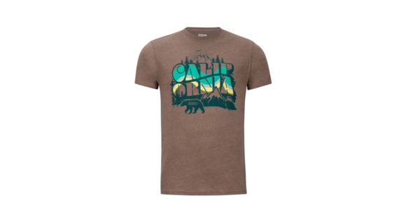 Marmot Greenery Short Sleeve T-Shirt - Men's, True Brown Heather, 2XL, 42410-8827-XXL