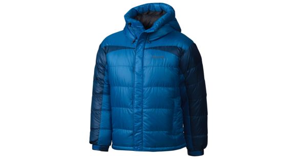 Marmot Greenland Baffled Jacket - Men's-Cobalt Blue/Blue Night-Large, 785562317802