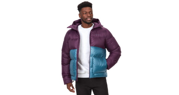 Marmot Guides Down Hoody - Men's, Purple Fig/Moon River, 2XL, M14553-22477-XXL