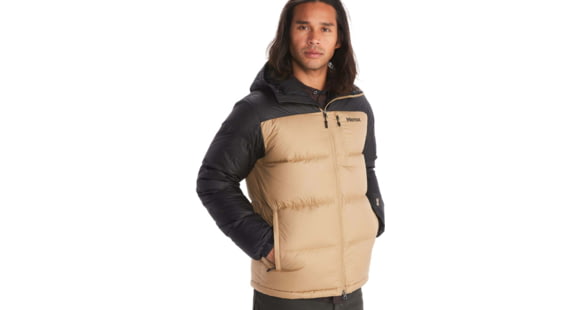 Marmot Guides Down Hoody - Men's, Shetland/Black, Small, 73060-16379-S