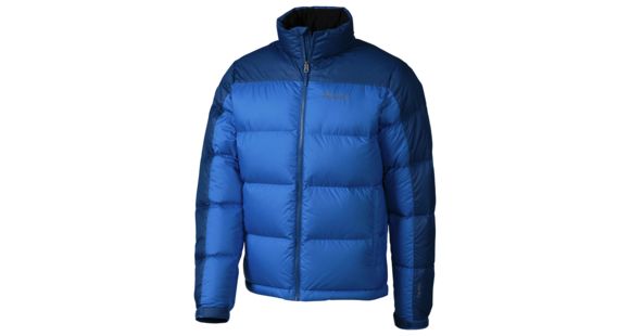 Marmot Guides Down Sweater - Men's-Cobalt Blue/Blue Night-XX-Large, 785562367685