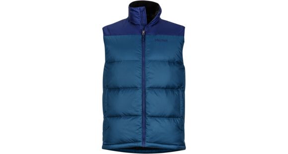 Marmot Guides Down Vest - Men's, Denim/Arctic Navy, Extra Large