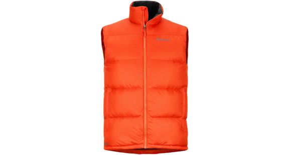 Marmot Guides Down Vest - Men's, Mars Orange, Medium, 889169128004