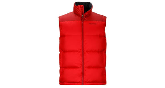 Marmot Guides Down Vest - Men's, Team Red/Dark Crimson, Medium