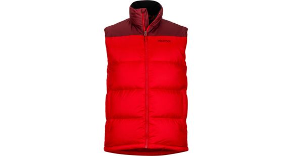 Marmot Guides Down Vest - Men's, Team Red/Port, Medium