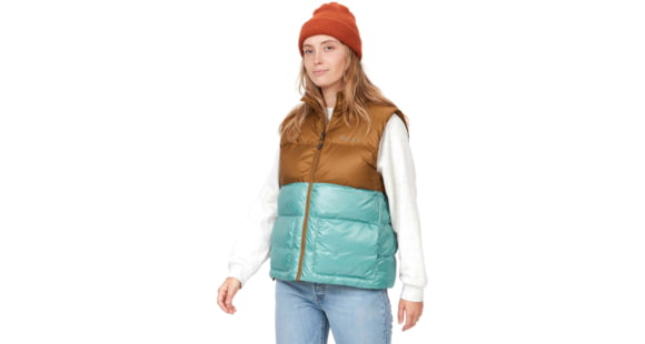 Marmot Guides Down Vest - Women's, Hazel/Blue Agave, Extra Large, M14839-22493-XL