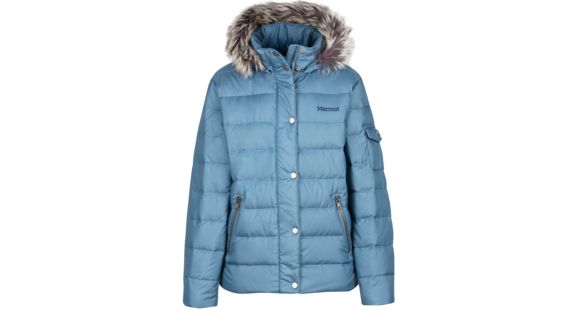 Marmot Hailey Jacket - Girl's-Storm Cloud-Small