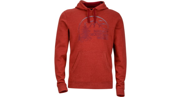 Marmot Halation Hoody-Retro Red Heather-Medium