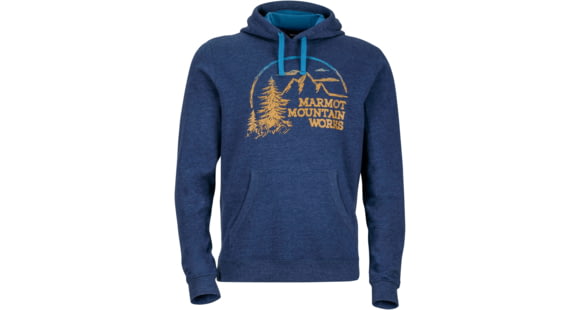 Marmot Halation Hoody-Vintage Navy Heather-Large