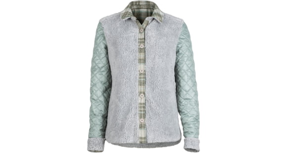 Marmot Hayden Reversible Long Sleeve Shirt - Women's-Beetle Green/Grey Storm-Medium