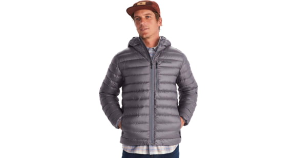 Marmot Highlander Hoody - Men's, Steel Onyx, Large, M13176-1515-L