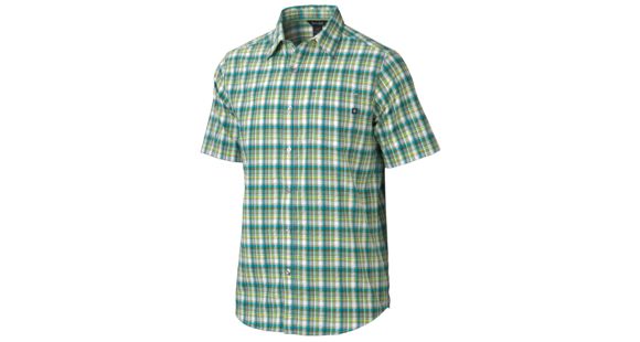 Marmot Highpass Plaid Shirt - Men's-Green Lichen-X-Large, 785562450813