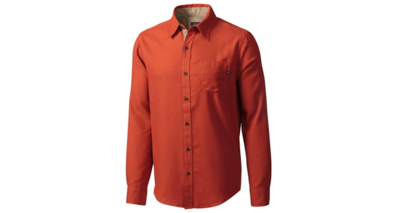 Marmot Hobson Flannel Long Sleeve Shirt - Men's-Red Ochre-Large, 785562404571