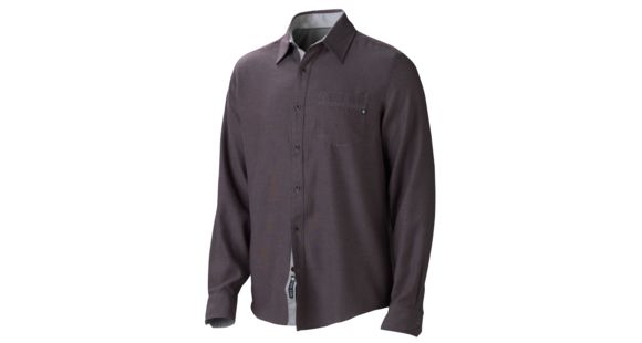 Marmot Hobson Flannel Long Sleeve Shirt - Men's-Redstone Heather-X-Large, 785562627413