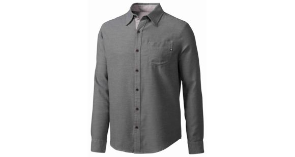 Marmot Hobson Flannel Long Sleeve Shirt - Men's-Slate Grey Heather-Large, 785562414723