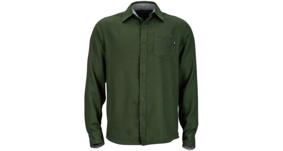Marmot Hobson Flannel Long Sleeve Shirt - Men's-Winter Pine Heather-Medium