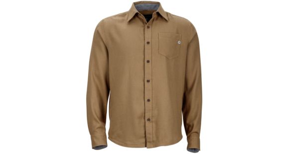 Marmot Hobson Flannel Long Sleeve Shirt - Men's-Desert Khaki Heather-XX-Large