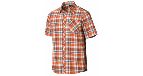 Marmot Homestead Short Sleeve - Men's-Rusted Orange-Large, 785562485655