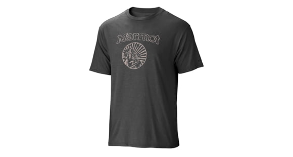 Marmot Horizon Short Sleeve Tee - Men's-Charcoal Heather-Large