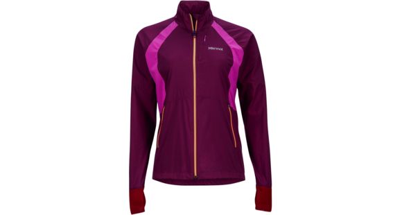 Marmot Hyperdash Jacket - Women's-Deep Plum/Neon Berry-Medium