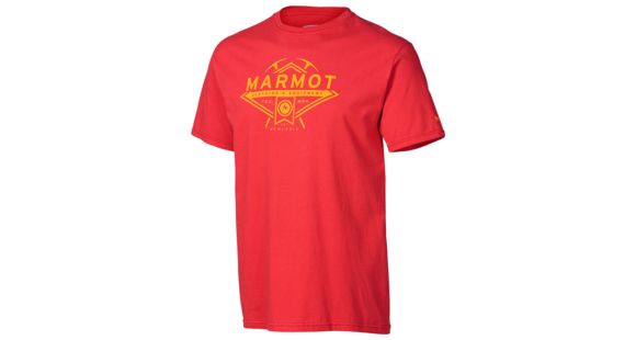 Marmot Ice Axe Short Sleeve Tee - Men's-Cardinal-X-Large, 51140-CARDINAL-XL