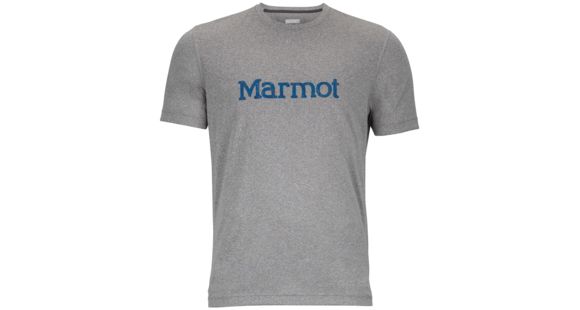 Marmot Impact Short Sleeve Shirt - Men's-Steel Heather-Clearance-Large, 260375