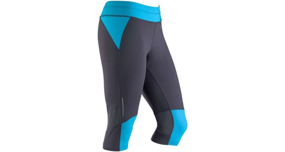 Marmot Impulse 3/4 Tight - Women's -Dark Steel/Atomic Blue-Regular Inseam-X-Small