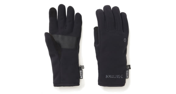 Marmot Infinium Windstopper Fleece Glove - Men's, Black, Extra Small, M13125-001-XS