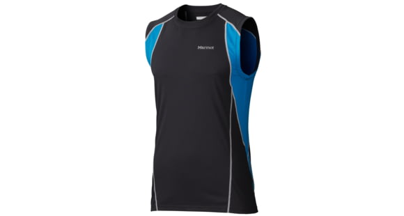 Marmot Interval Sleeveless - Men's-Black-Medium, 785562480674