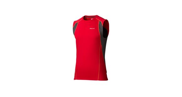 Marmot Interval Sleeveless - Men's-Team Red-Small