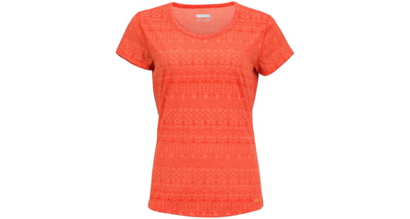 Marmot Katie Short Sleeve Shirt - Women's -Emberglow-Small, 889169847561