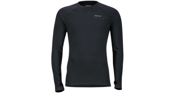 Marmot Kestrel Long Sleeve Crew - Men's -Black-Small