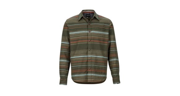 Marmot Keystone Heavy Wt Flannel LS - Men's, Rosin Green, Extra Large, 41990-7764-XL