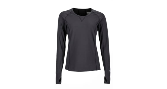 Marmot Lana Long Sleeve Crew - Women's-Black-Small, 889169085086