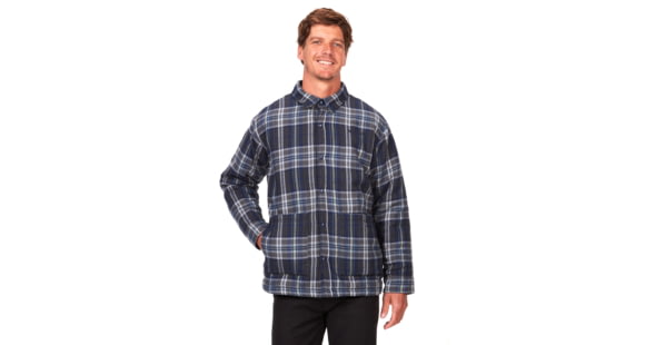 Marmot Lanigan Flannel Chore Coat - Men's, Arctic Navy, Large, M13200-2975-L