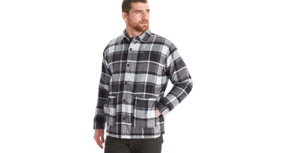 Marmot Lanigan Flannel Chore Coat - Men's, Black, Small, M13200-001-S